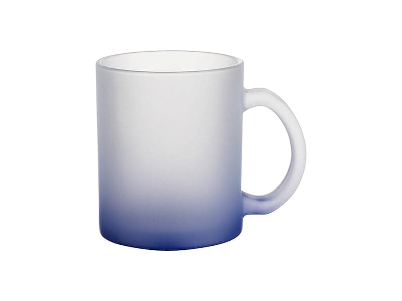 Pearl Coating™ 11oz Sublimation Frosted Gradient Glass Mug - Case of 36 - Joto Imaging Supplies US